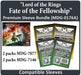 "The Lord of the Rings: Fate of the Fellowship" Compatible Card Sleeve Bundle - for just $7.25! 