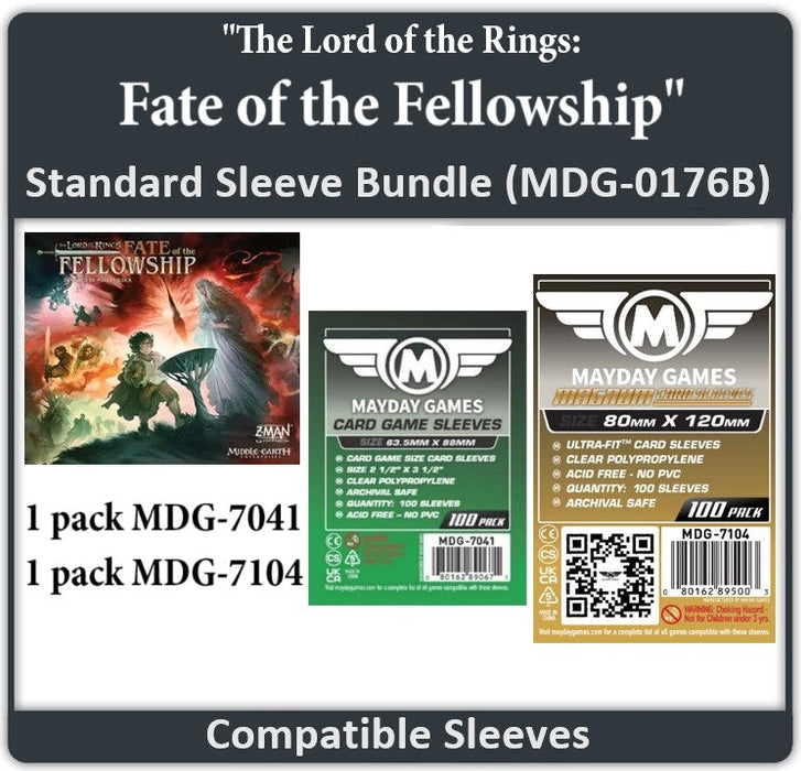 "The Lord of the Rings: Fate of the Fellowship" Compatible Card Sleeve Bundle - for just $7.25! 