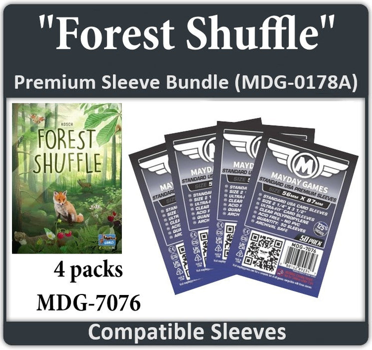 "Forest Shuffle" Compatible Card Sleeve Bundle - for just $5.50! 
