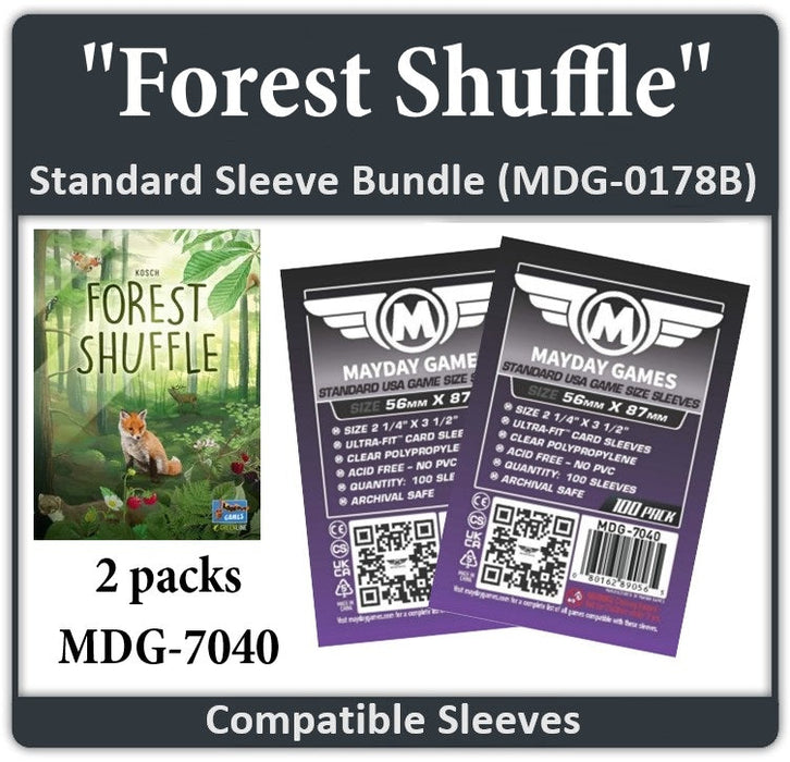 "Forest Shuffle" Compatible Card Sleeve Bundle - for just $5.50! 