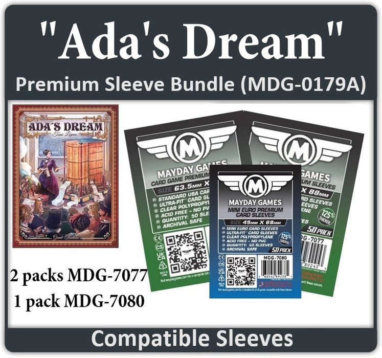"Ada's Dream" Compatible Card Sleeve Bundle - for just $4.75! 