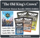 "The Old King's Crown" Compatible Card Sleeve Bundle - for just $14.75! 