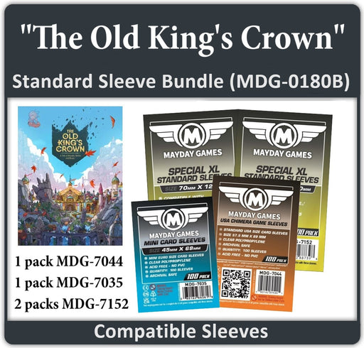 "The Old King's Crown" Compatible Card Sleeve Bundle - for just $14.75! 