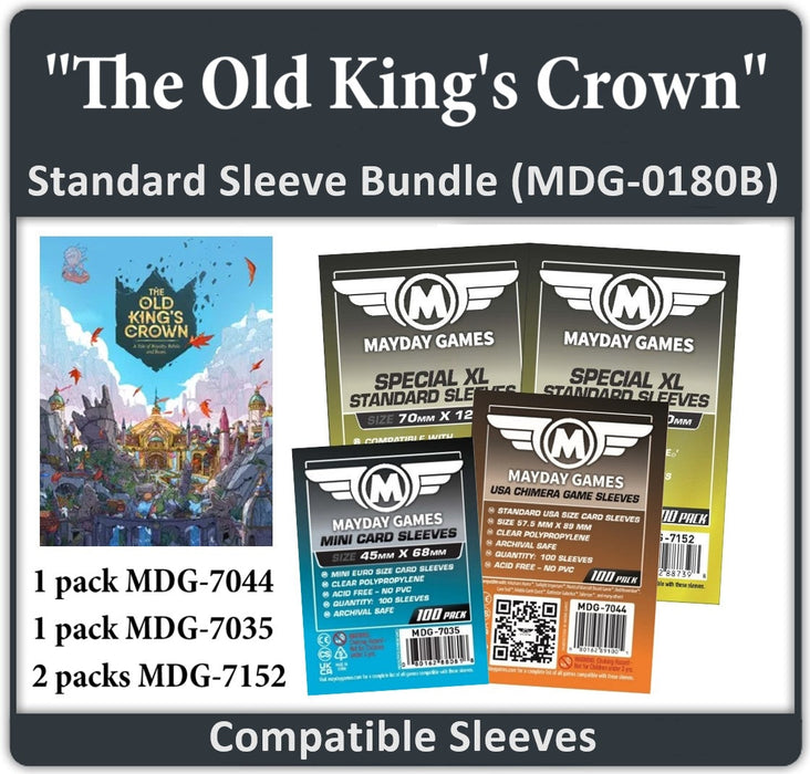 "The Old King's Crown" Compatible Card Sleeve Bundle - for just $14.75! 