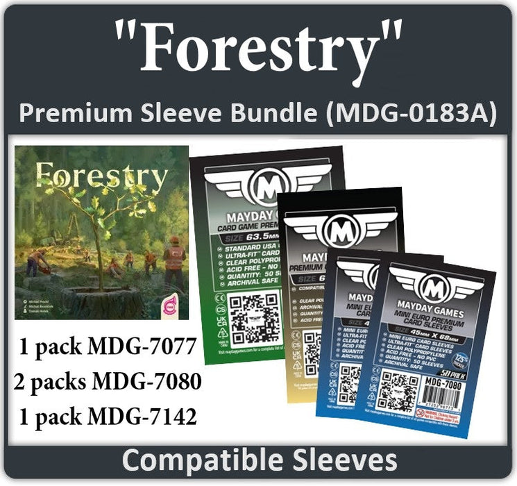 "Forestry" Compatible Card Sleeve Bundle - for just $8.75! 