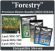 "Forestry" Compatible Card Sleeve Bundle - for just $8.75! 