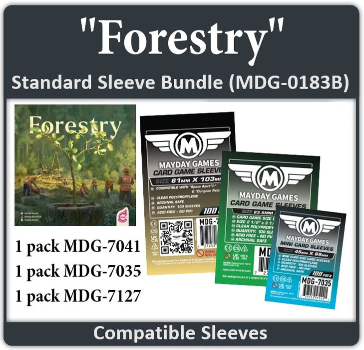 "Forestry" Compatible Card Sleeve Bundle - for just $8.75! 