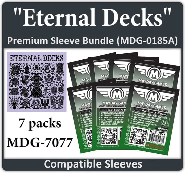 Eternal Decks Compatible Card Sleeve Bundle | Shop Retro Video Games and More Standard Protection Eternal Decks Compatible Card Sleeve Bundle | Shop Retro Video Games and More Standard Protection