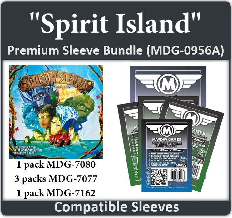 "Spirit Island" Compatible  Card Sleeve Bundle - for just $11.50! 