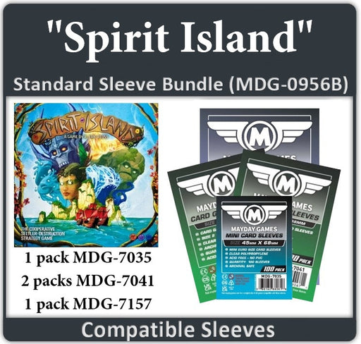 "Spirit Island" Compatible  Card Sleeve Bundle - for just $11.50! 