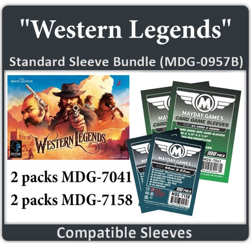 "Western Legends" Compatible Card Sleeve Bundle - for just $9.50! 