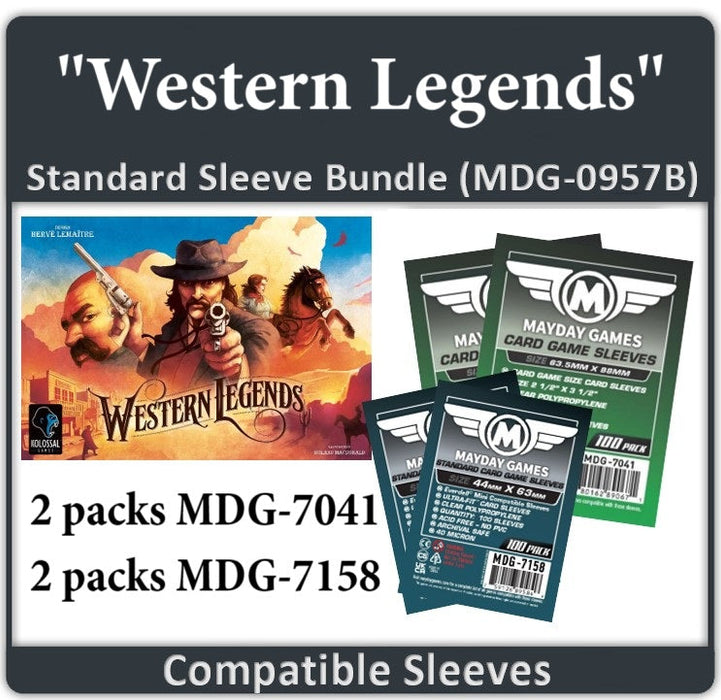 "Western Legends" Compatible Card Sleeve Bundle - for just $9.50! 