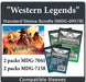 "Western Legends" Compatible Card Sleeve Bundle - for just $9.50! 