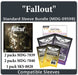 "Fallout" Compatible Card Sleeve Bundle - for just $13! 