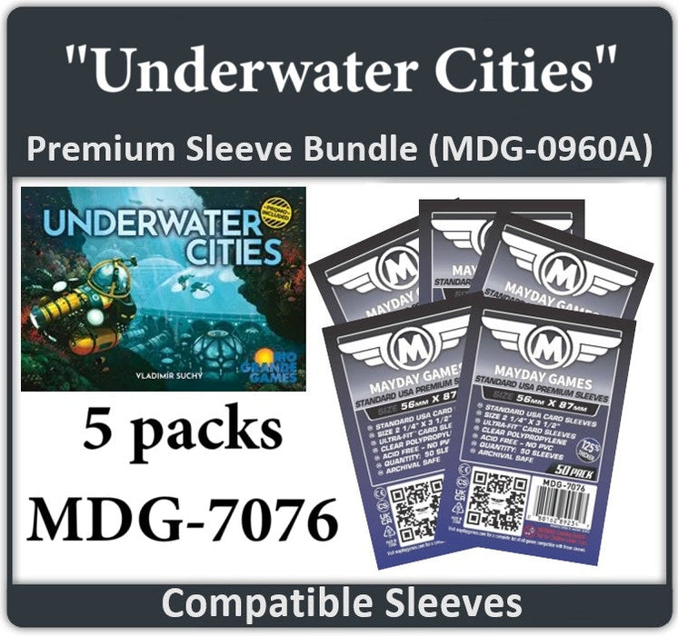"Underwater Cities" Compatible Card Sleeve Bundle - for just $8.25! 