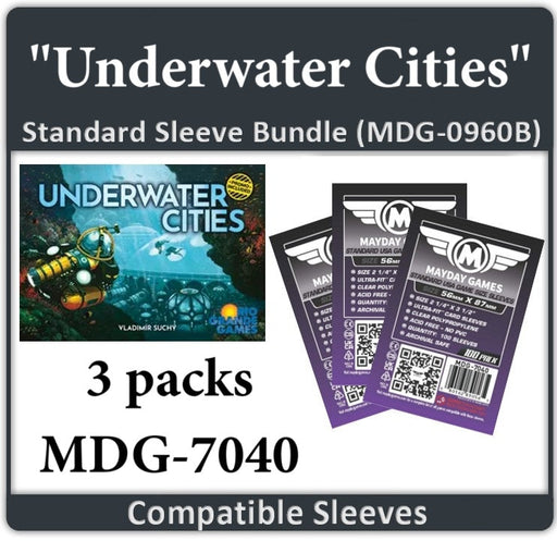 "Underwater Cities" Compatible Card Sleeve Bundle - for just $8.25! 