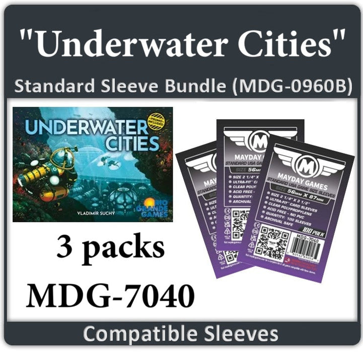 "Underwater Cities" Compatible Card Sleeve Bundle - for just $8.25! 
