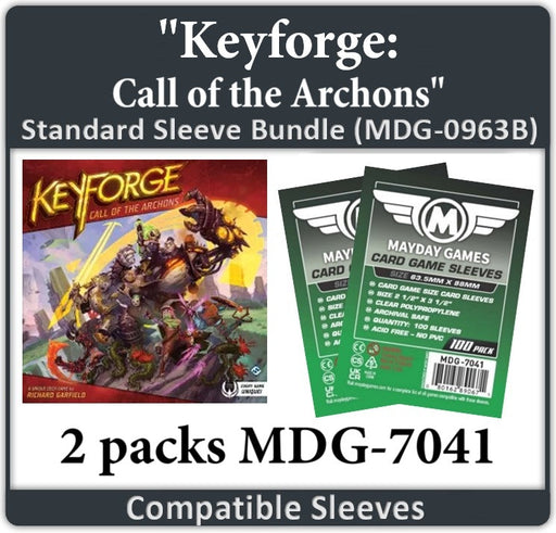 "Keyforge: Call of the Archons" Compatible Card Sleeve Bundle - for just $5.50! 