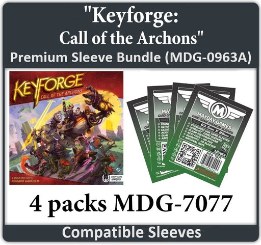 "Keyforge: Call of the Archons" Compatible Card Sleeve Bundle - for just $5.50! 
