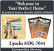 "Welcome to Your Perfect Home" Compatible Card Sleeve Bundle - for just $5.50! 