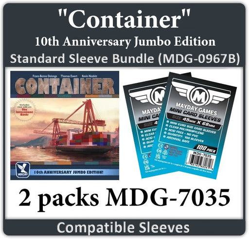 "Container (10th Anniversary Jumbo Edition)" Compatible Card Sleeve Bundle - for just $4! 