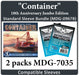 "Container (10th Anniversary Jumbo Edition)" Compatible Card Sleeve Bundle - for just $4! 