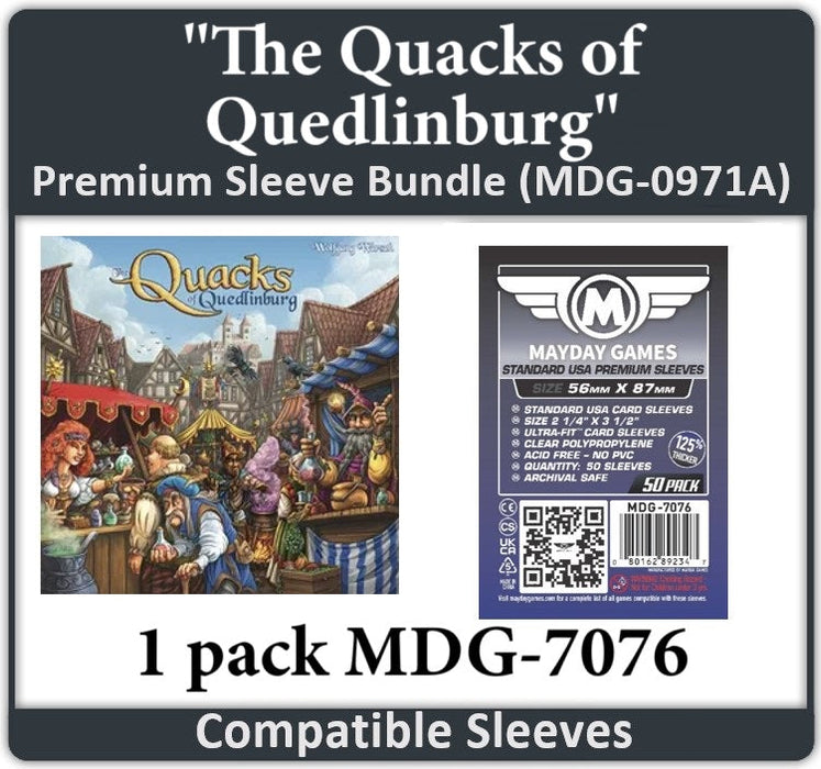 "The Quacks of Quedlinburg" Compatible Card Sleeve Bundle - for just $2.75! 
