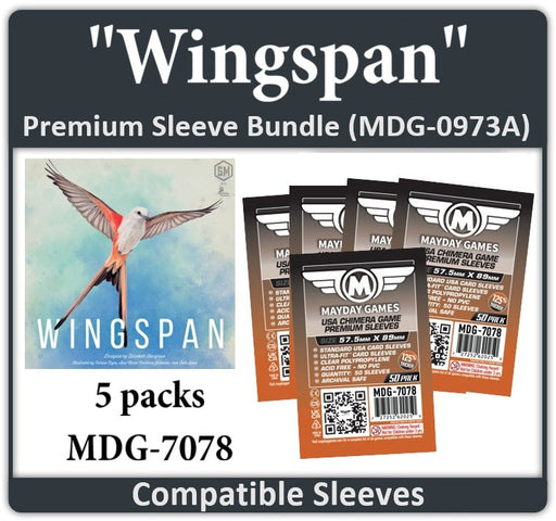 "Wingspan" Compatible Card Sleeve Bundle - for just $8.25! 