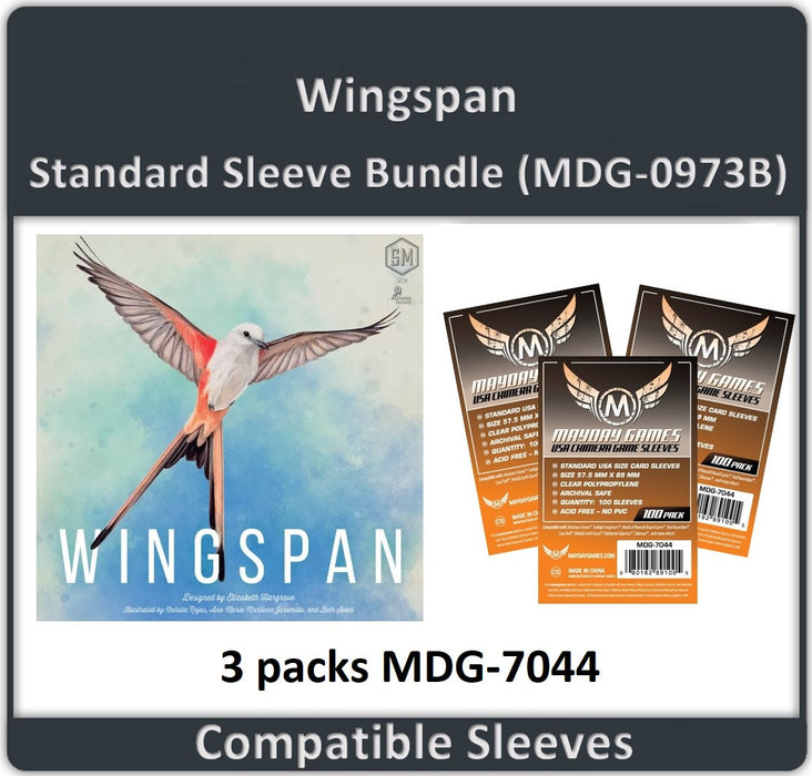 "Wingspan" Compatible Card Sleeve Bundle - for just $8.25! 