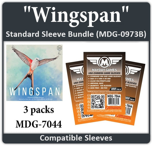 "Wingspan" Compatible Card Sleeve Bundle - for just $8.25! 