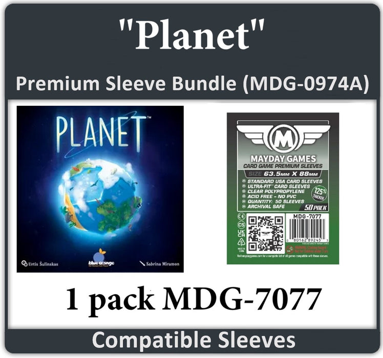 "Planet" Compatible Card Sleeve Bundle - for just $2.75! 