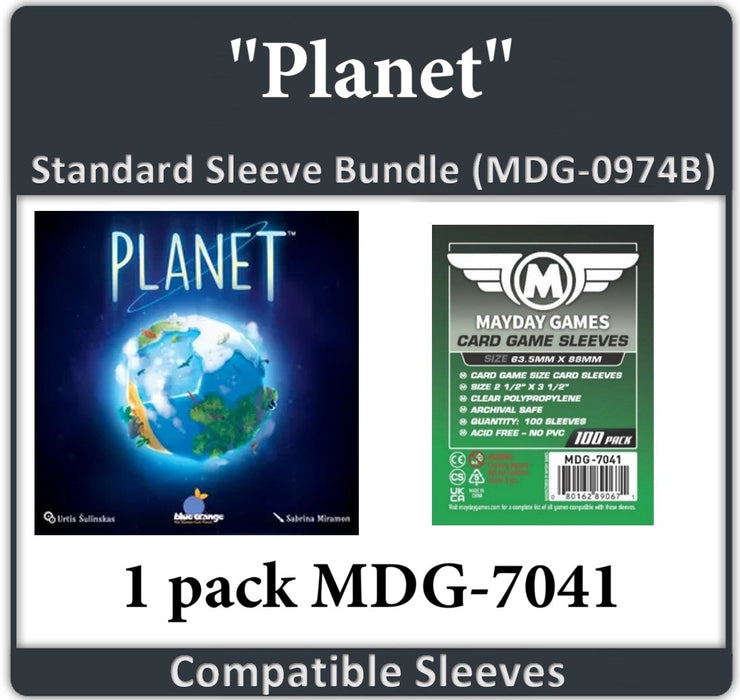 "Planet" Compatible Card Sleeve Bundle - for just $2.75! 