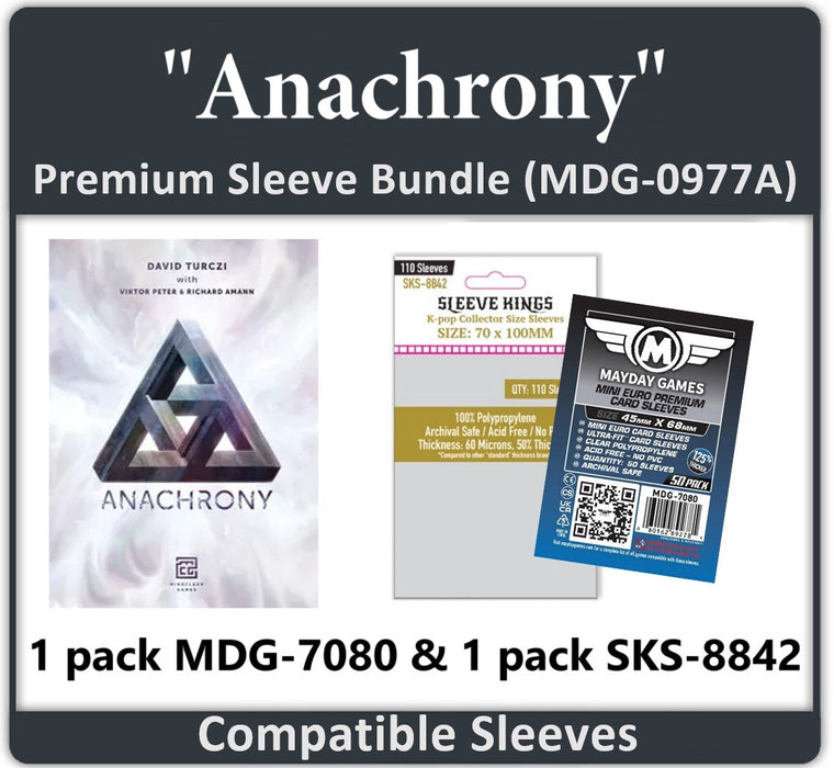 "Anachrony" Compatible Card Sleeve Bundle - for just $6! 