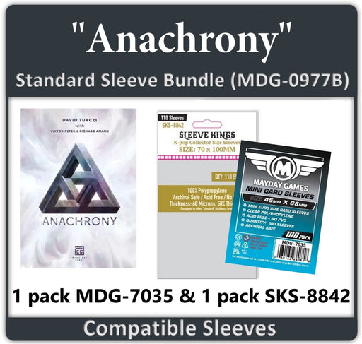 "Anachrony" Compatible Card Sleeve Bundle - for just $6! 