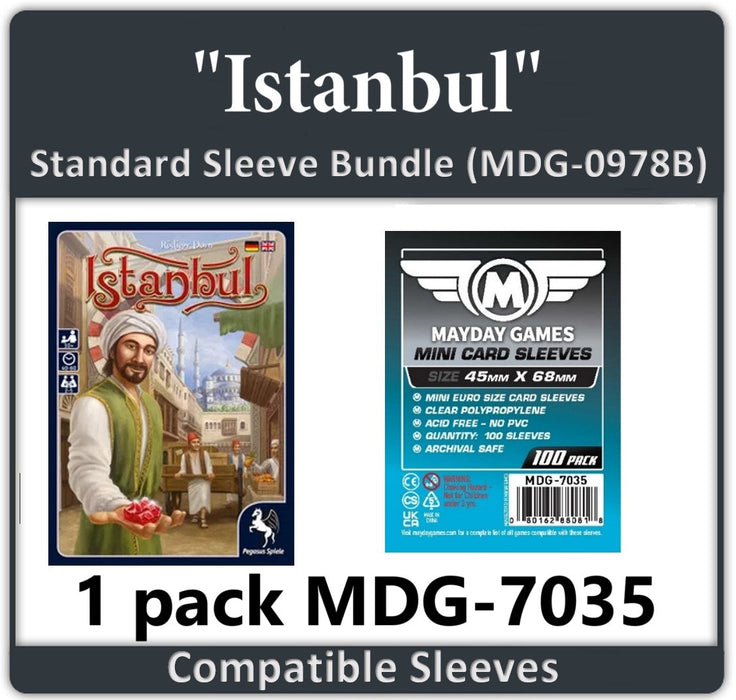 "Istanbul" Compatible Card Sleeve Bundle - for just $2! 