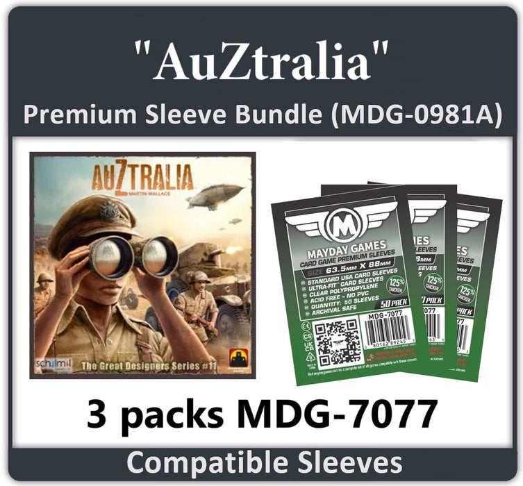"AuZtralia" Compatible Card Sleeve Bundle - for just $5.50! 