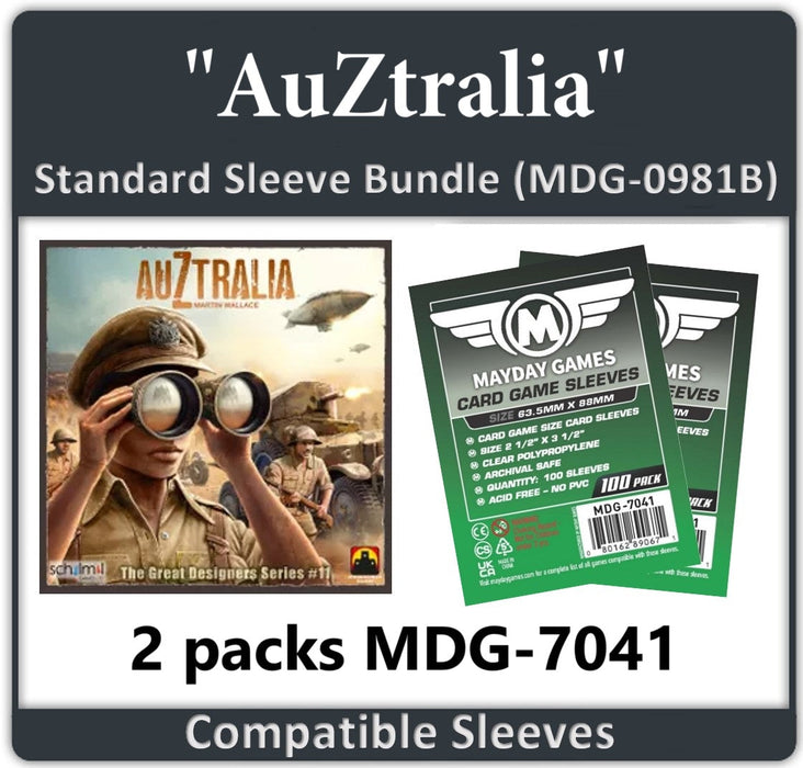 "AuZtralia" Compatible Card Sleeve Bundle - for just $5.50! 