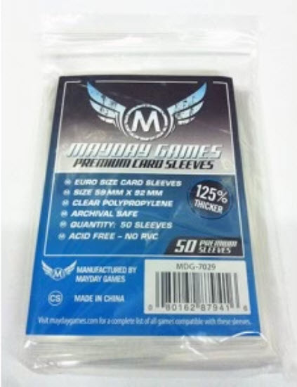 Card Sleeves for Lifeboats (59x92mm) - for just $2.75! 