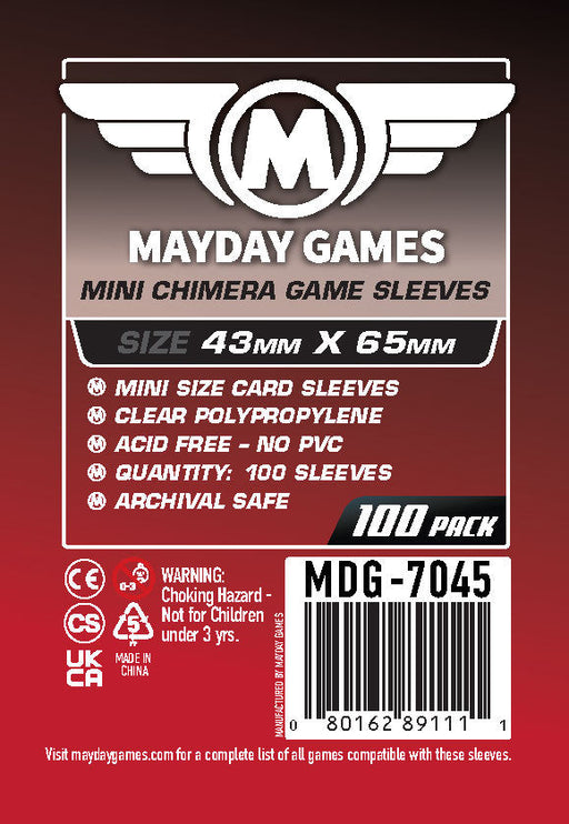 "Mini Chimera" Compatible Card Sleeves (43x65mm) Standard 7045 or Premium 7079 - for just $2! 