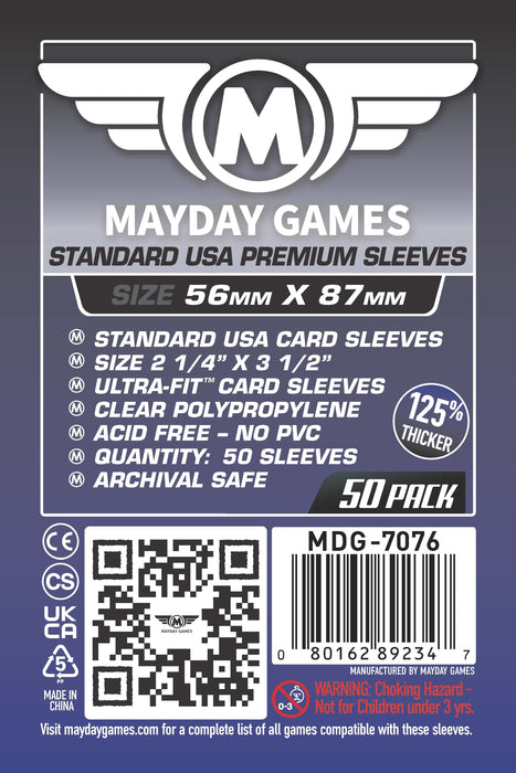 Standard USA Card Sleeves (56x87mm) - for just $2.75! 