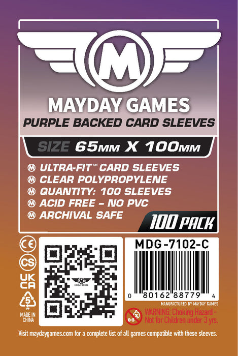 "7 Wonders" Compatible Game Card Sleeves Magnum Ultra-Fit (65x100mm) - for just $4! 