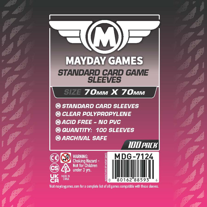 Square Small Card Sleeves (70x70mm) - for just $2.75! 