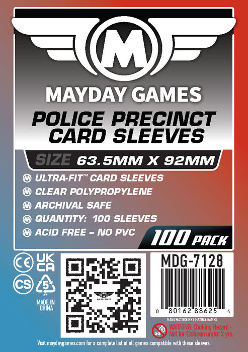 "Police Precinct" Compatible Card Sleeves - Ultra Fit (63.5x92mm) - for just $2.75! 