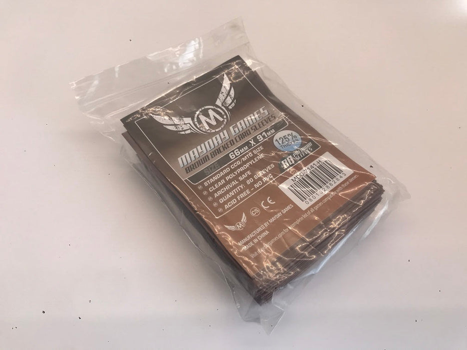 MTG/CCG Card Sleeves (63.5x88mm) PREMIUM COLOR BACKED!  80/Pack (Choose from 6 Colors!) - for just $4.95! 