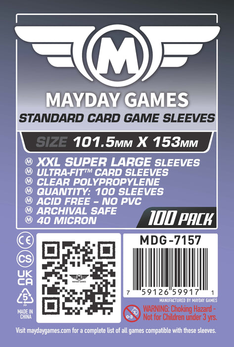 XXL Super Large Card Sleeves (101.5x153mm) Premium 7162 or Standard 7157 - for just $4! 