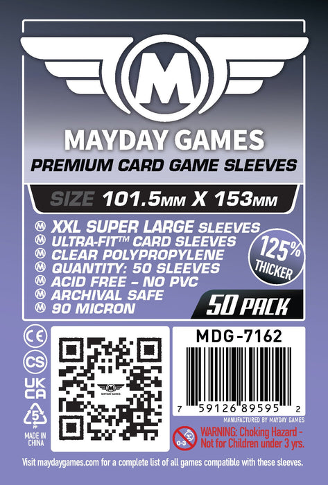XXL Super Large Card Sleeves (101.5x153mm) Premium 7162 or Standard 7157 - for just $4! 