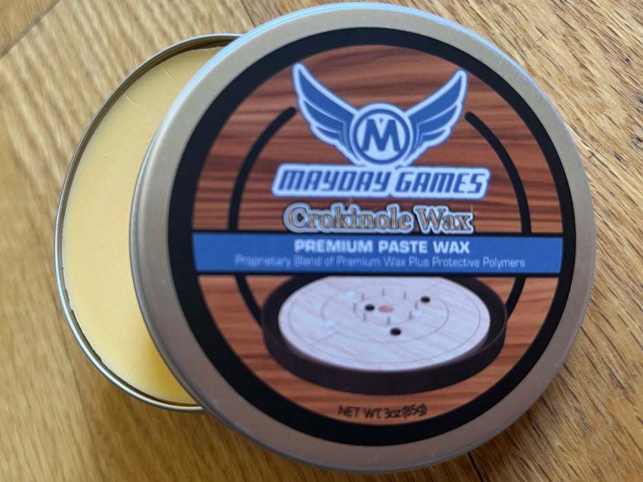 Mayday Games Crokinole Wax (3-ounce tin) - for just $5.95! 