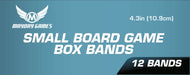 12 Pack of Small Board Game Box Bands (4.3 inches) - for just $8! 