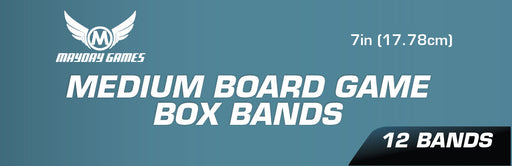 12 Pack of Medium Board Game Box Bands (7 inches) - for just $10! 