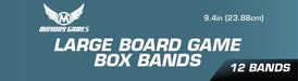 12 Pack of Large Board Game Box Bands (9.4 inches) - for just $13! 